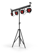 4BAR LTBT ILS ChauvetDJ - Set de 4 projecteur led sur pied bluetooth et ILS