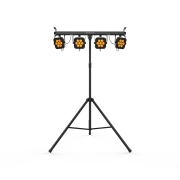 4BAR Quad ILS Chauvet DJ - Set de 4 projecteurs RGBA avec commande à pied, auto, DMX et ILS