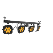 4BAR Quad ILS Chauvet DJ - Set de 4 projecteurs RGBA avec commande à pied, auto, DMX et ILS