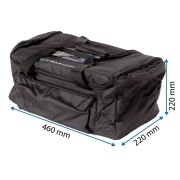 Sac de transport molletonné avec poche 460 x 220 x 220