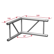 AGDUO29-01 Contestage - Angle 2 départs Structure echelle 290 alu