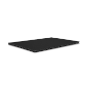 Adam Hall Hardware 0568 BG - Panneau alvéolaire en polypropylène SolidLite® noir / gris 6,8 mm, 2500 x 1250 mm