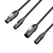 Câble hybride DMX & alimentation PowerCon True1 In & XLR 5 broches, 10 m