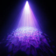 Cameo SCUBA - Effet d'eau avec LED de 90 W, roue chromatique et 2 lentilles