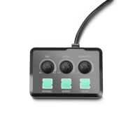 Cameo STEAM WIZARD 1000 - Illuminated Vertical Fog Machine with 9 LEDs