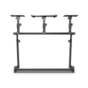 Gravity FDJT 01 Stand table pour studio ou DJ avec support pour enceintes et ordinateur portable