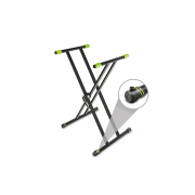 KSX 2 RD SET 1 Gravity - support clavier avec table tissus et housse