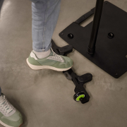 Gravity LA WI 1 - Plateau à roulettes roue pour trépieds avec plaque de base