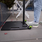 Gravity LA WI 1 - Plateau à roulettes roue pour trépieds avec plaque de base