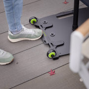Gravity LA WI 1 - Plateau à roulettes roue pour trépieds avec plaque de base
