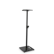 Gravity SP 3202 CS B - Pied pour moniteur de studio avec socle carré en acier