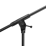 Gravity TMS 4321 OH B - Pied de micro de Touring pour overheads, avec trépied pliant 1.26m à 2.08m et perchette 1.09m