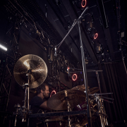 Gravity TMS 4321 OH B - Pied de micro de Touring pour overheads, avec trépied pliant 1.26m à 2.08m et perchette 1.09m