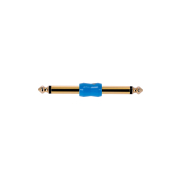 Adaptateur BLU Line - coupleur mâle mâle  pour pédale d'effet Jack 6.35 TS vers Jack 6.35 TS
