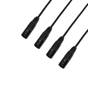 Adam Hall Cables 4 STAR CATBOX XM3 - Audio & DMX, adaptateur AES/EBU RJ45 vers XLR Cat 3 pôles mâle