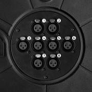 Câble multipaire sur touret 8 XLR mâle vers femelle longueur 30m