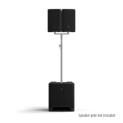 LD Systems DAVE 15 G4X - Sonorisation 2.1 amplifiée 2060W mixage Bluetooth DSP