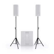 LD Systems DAVE 8 SET 2 - 2 x pied d'enceinte avec housse de transport + 2 x câble haut-parleur 5 m pour DAVE 8 systèmes
