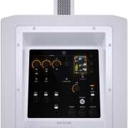 LD Systems MAUI® 28 G3 MIX W - Système de sonorisation à colonne cardioïde compacte avec table de mixage numérique, blanc