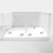 LD Systems MON 15 A G3 W - Retour de scène coaxial actif 15