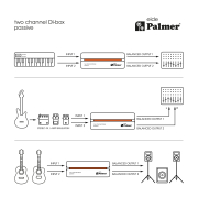 Palmer elde - Boîte DI passive à 2 canaux