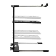 Pied d'ordinateur SLT 006 B repliable avec tablette, noir