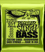2856 ERNIE BALL - Jeu de cordes de basse - Regular Slinky medium scale 45-65-85-105