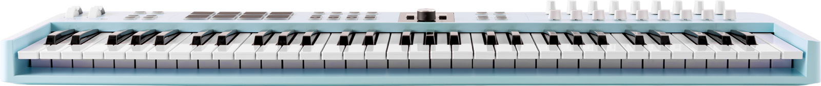 KeyLab Essential 3 61 Aquamarine - Clavier MIDI 61 touches, contrôleurs DAW, pads, encodeur