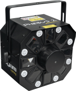 PHEBUS2 ALGAM LIGHTING - Projecteur LED/Laser 3-en-1 Derby Strobe Wash