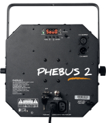 PHEBUS2 ALGAM LIGHTING - Projecteur LED/Laser 3-en-1 Derby Strobe Wash