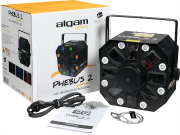 PHEBUS2 ALGAM LIGHTING - Projecteur LED/Laser 3-en-1 Derby Strobe Wash