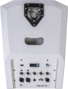 POLAR10-MK2-W HK AUDIO - Système colonne amplifié Bluetooth TWS avec mixeur et housses Bla