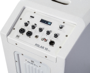 POLAR10-MK2-W HK AUDIO - Système colonne amplifié Bluetooth TWS avec mixeur et housses Bla
