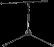 SHTPSTANDLP SHURE BY GATOR - Profil bas, base trepied, perchette, réglable H51-60cm