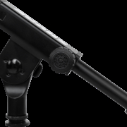 SHTPSTANDLP SHURE BY GATOR - Profil bas, base trepied, perchette, réglable H51-60cm