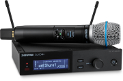 SLXD24+E-B87A-G65 SHURE - Système complet micro main B87A 470-606 MHz