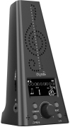 WMT-230-BLK CHERUB - Métronome/accordeur électronique noir, écran lumineux, sortie casque,