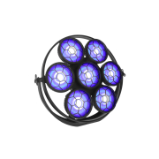 ARDECO 7BEE J.COLLYNS – Projecteur retro 7 x 50W Blanc chaud et 336 led RGB