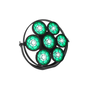 ARDECO 7BEE J.COLLYNS – Projecteur retro 7 x 50W Blanc chaud et 336 led RGB