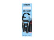 AYS-7 Klotz - adaptateur Jack Femelle 6.35 TRS vers 2 Jack 6.35 TS femelle Splitter pour batterie électronique