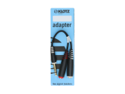 AYS-8 Klotz - Adaptateur Jack TRS 6.35 vers 2 Jack 6.35 TS mono Splitter batterie électronique
