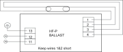 Ballast electronique philips HF-P 1 14-35 TL5 1 tube T5 de 14W à 35W