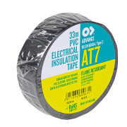 AT7-25 Noir Advance Isolant électrique largeur 25mm longueur 10m noir