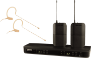 BLX188E-MX53-M17 Shure - Système HF double avec 2 micros omni tour d'oreille MX53