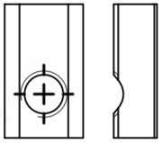 Insert ASD C0014 pour fixation d'accessoires sur praticables filetage M10
