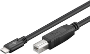 Câble USB-C mâle vers USB-B mâle longueur 1m
