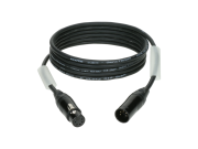 Câble DMX Klotz 110ohms XLR 5 broches male Femelle connecteurs noirs 20m