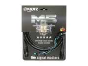 M5 Klotz - Câble XLR studio suprême double blindage connectique neutrik 5m