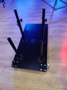 Chariot de rangement sur roulettes 120 x 60 pour écrans TV