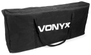 DB4-PRO Vonyx Stand DJ repliable 4 faces blanc noir